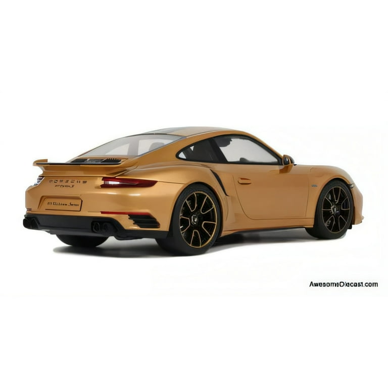 GT Spirit Porsche 911 991.2 Turbo S Coupe Gold 1:18 Resin