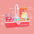 WANGJIAOID Sensory Bottle Kitchen Sink Toys Children Electric