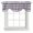 Purple, variant on Tie Up Valances for Windows, Burnt Orange Grey Stripe Adjustable Valance Curtains Window Treatment for Living Room, Minimalist Farmhouse Striped Rod Pocket Kitchen Curtains & Drapes 60x18 Inch