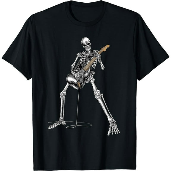 Band Shirts Rock And Roll Guitar T Shirts For Men Band Tee T-Shirt