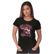 PACMAN Game Oklahoma Sooner State Womens T Shirt Ladies Tee Brisco Brands S