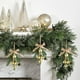 thumbnail image 5 of xihome Adornos de campanas de cuerda de yute, decoraciones navideñas de plstico para rboles de Navidad en hoteles, centros comerciales y ambientes festivos., 5 of 6
