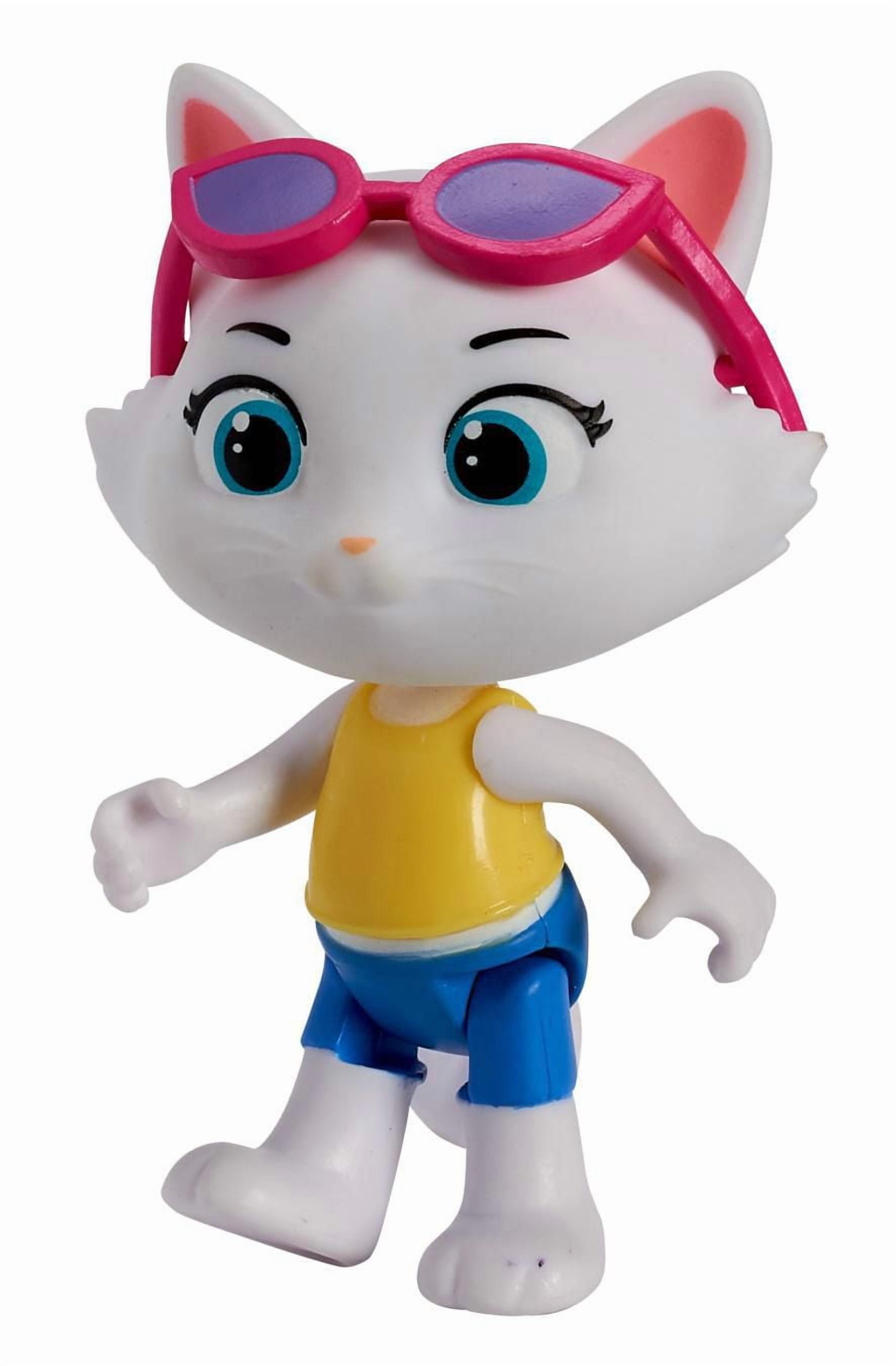 44 Cats - The Buffycats - 3" Milady Figure with Bass and Microphone Accessory