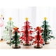 thumbnail image 5 of Adorno de árbol de Navidad de Estatua DIY Árbol de Navidad 3D, Decoración para Dormitorio Oficina Sala de , Soporte para fotografía Rojo S Colco mini estatua de escritorio, 5 of 6