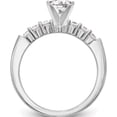 thumbnail image 2 of 14K White Gold Lab Grown Diamond Si1/Si2, G H I, Peg Semi-Mount Eng Ring (Size 7) Made In India rm2754e-039-7wlg, 2 of 5