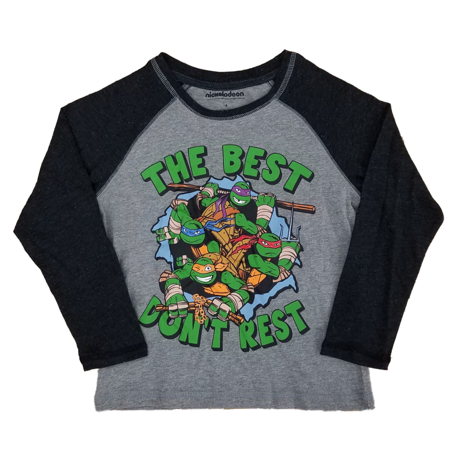 5/6 Boys shirts size 4 Teenage Ninja Turtles tops Nickelodeon 7 Spiderman 