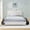 Beige, variant on Harper & Bright Designs Twin Size Upholstered Rabbit Ear Platform Bed with Headboard, Boucle Platform Bed Frame with Storage Drawers and LED Light for Boys and Girls, Pink