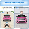 thumbnail image 4 of Ride on Cars for Kid 4-8, 12V Licensed Land Rover Ride Electric Car for Kids with Parent Remote Control, MP3 Player, Rocking, Pull Rod, 4 of 8
