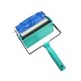 thumbnail image 4 of Rubber Pattern Paint Roller, Reusable 5in Patterned Paint Roller Beautiful Patterns DIY Rubber Paint Roller For  Furniture Wrapping Paper, 4 of 8