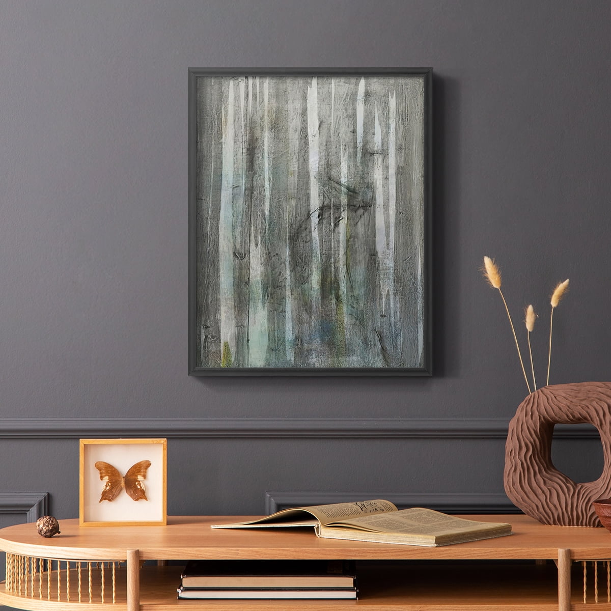 Birch Forest Abstracts I in Paper Solid Wood 16 x 20 Framed Print