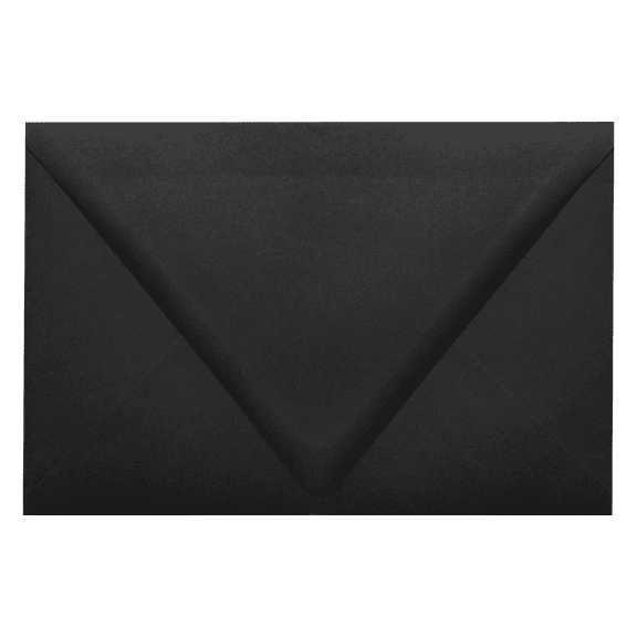 LUXPaper 6 x 9 Booklet Contour Flap Envelopes, Midnight Black, 250/Pack