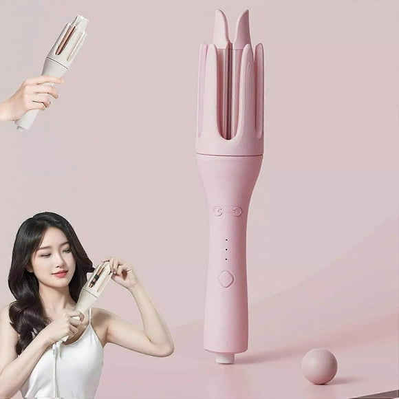 Adagio Hair Curler Device,New 2-in-1 Straight and Rolled Adagio Auto Hair Curler