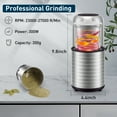 thumbnail image 3 of Bear Coffee Grinder, Spice Grinder, 300W Powerful Electric Herb Grinder with 200g Removable Cup for Spices, Pollen, Herb,and Coffee Beans, with Cleaning Brush, 3 of 5
