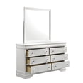 thumbnail image 5 of White Faux Leather Upholstery - Uniform Textured Detailing - Bedroom Space - Functional Storage Pieces, 5 of 6