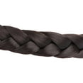 thumbnail image 3 of DIGUAN Headband Synthetic Hair Plaited Headband Braid Braided With Teeth Hair Band Accessories for Women Girl Width 1 Inch (Chocolate), 3 of 5