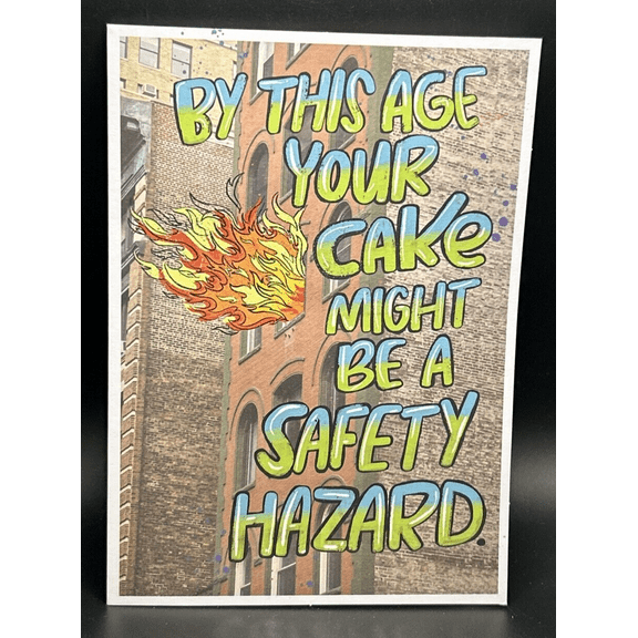 Humor Birthday Greeting Card w/Envelope