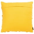 thumbnail image 3 of SAFAVIEH Ashlin Solid Checkered Accent Pillow, 18" x 18", Yellow, 3 of 3