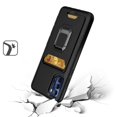 thumbnail image 4 of Kaleidio Case For Motorola Moto G Stylus 4G/LTE (2022 Version) [Robust Hybrid] Protective Card Slot [Magnetic Ring Stand] Impact Cover [Black/Black], 4 of 4