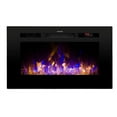 thumbnail image 2 of The Sideline by Touchstone - 28" Wide Recessed Electric Fireplace - Black, 2 of 10