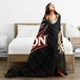 thumbnail image 5 of Elon University Fleece Blanket, Very Soft Microfiber Flannel Blanket for Couch Warm and Cozy for All Seasons, 5 of 6