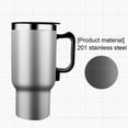 thumbnail image 4 of Riwesomey Taza de calefacción portátil para coche de 500ml, taza de bebida de café calentada para vehículo, hervidor de aislamiento térmico Kits de molduras para tableros de automóviles, 4 of 6