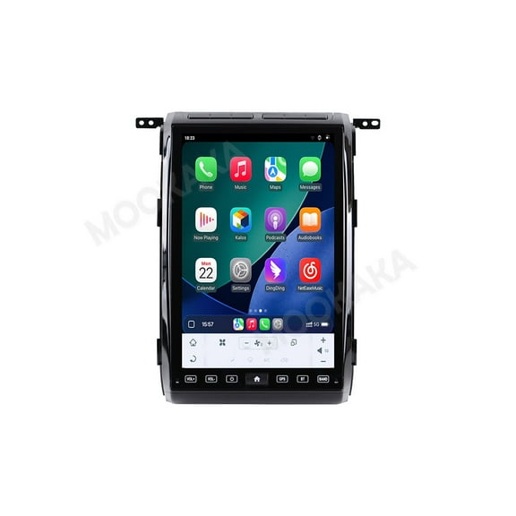 MOOKAKA 14.5" Smart Display Radio Audio Media Player for Ford F150 2009 2010 2011 2012 2013 2014 Universal Car Navigation GPS Upgrade Headunit Android Replacement HD Screen Carplay Accessories