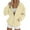Beige, variant on Women's Oversized Solid Color Zip Up Hoodie with Lapel Collar, Soft Breathable Pullover Sweatshirt, Loose Fit Casual Streetwear Top for Daily Fashion, Parties and Vacation Outfits Beige L