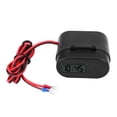 thumbnail image 1 of Motocicleta USB Teléfono GPS Con Enchufe De Encendedor De Cigarrillos Y Pantalla De Voltaje Para El Manillar O La Varilla De Espejo Retrovisor, 1 of 7