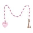thumbnail image 2 of Valentines Day Decorations, Valentine's Day Gift, Wooden Bead String with Rope Tassel, Wooden Bead String Pendant, the Most Romantic Gift for Her, 2 of 6