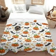 thumbnail image 5 of Pumpkin Blanket for Kids Boys Girls Fleece Lightweight Throws Blanket for Women Men Soft Flannel Blankets Decorations-40 x50, 5 of 6