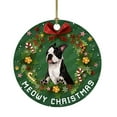 thumbnail image 2 of Xihbxyly Colgante para Árbol de Navidad con Diseño de Perro Divertido, Decoración Impresa a Alta Temperatura, Adorno para El Hogar, Multiusos, Ideal para Regalar En Fiestas, 8 Cm de Diámetro., 2 of 2