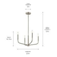thumbnail image 4 of Kichler Lighting - Madden - 4 Light Semi-Flush Mount-16.75 Inches Tall and 20, 4 of 8