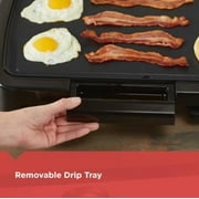 Black+Decker Electric Griddle - Non Stick, Fast and Even Heating, Warming Tray
