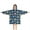 Cartoon Traffic Vehicles, variant on Cartoon Construction Vehicles Barriers Blue Pattern Blanket Hoodies for Kids 6-13YR Oversize Wearable Blanket Hoodies for Boys Girls Teens