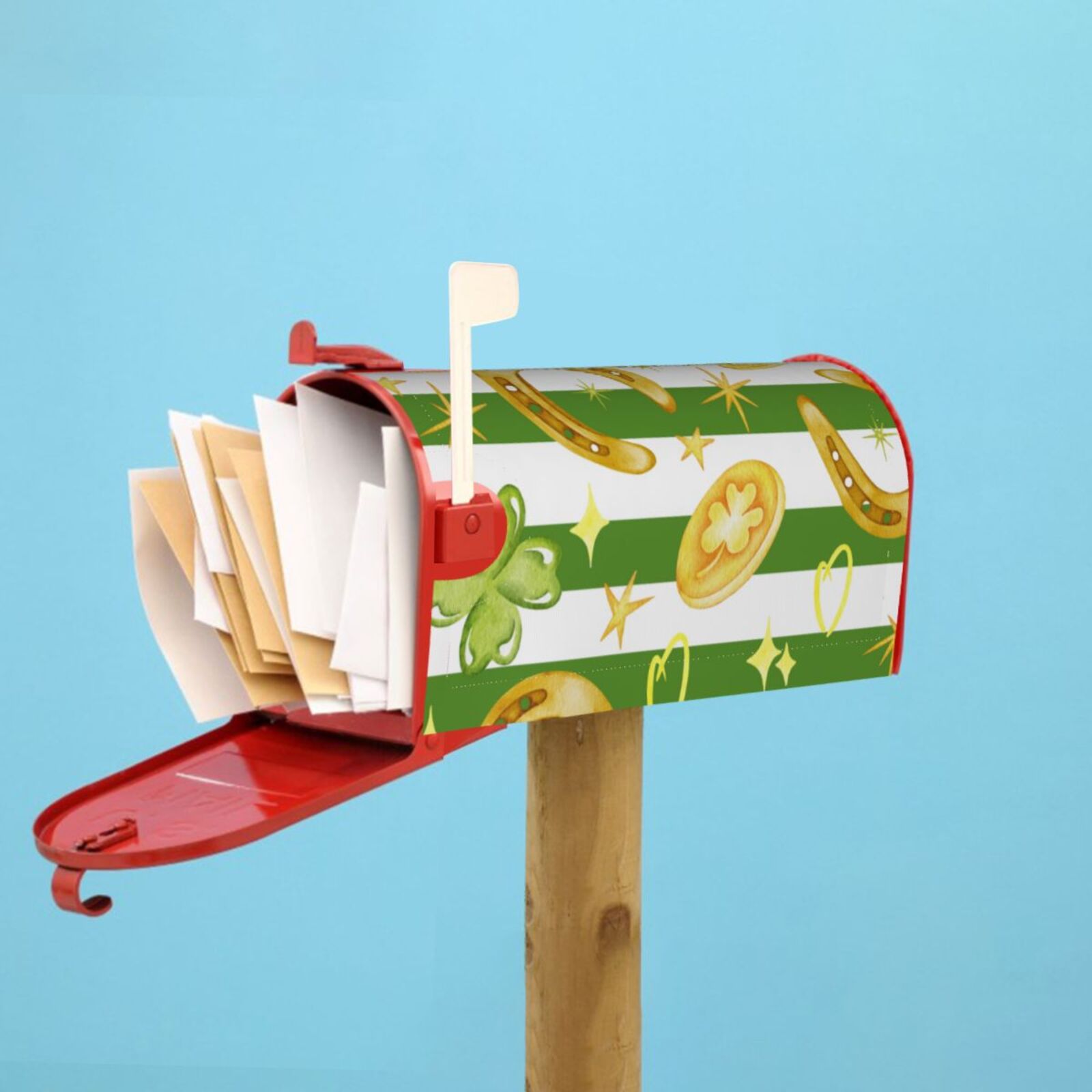 Kdxio Magnetic Mailbox Cover 21x18 in Mailbox Cover Outdoor Decoration Holiday Mailbox Covers for Home Garden Yard-21x18 in