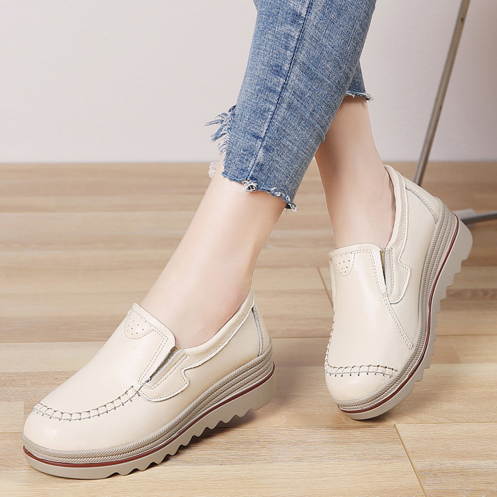 Round Toe Canvas Flats Shoes Tassel Casual Laceless Shoes Low Top Loafers Vintage Flat Walking Shoes Womens Sneakers 