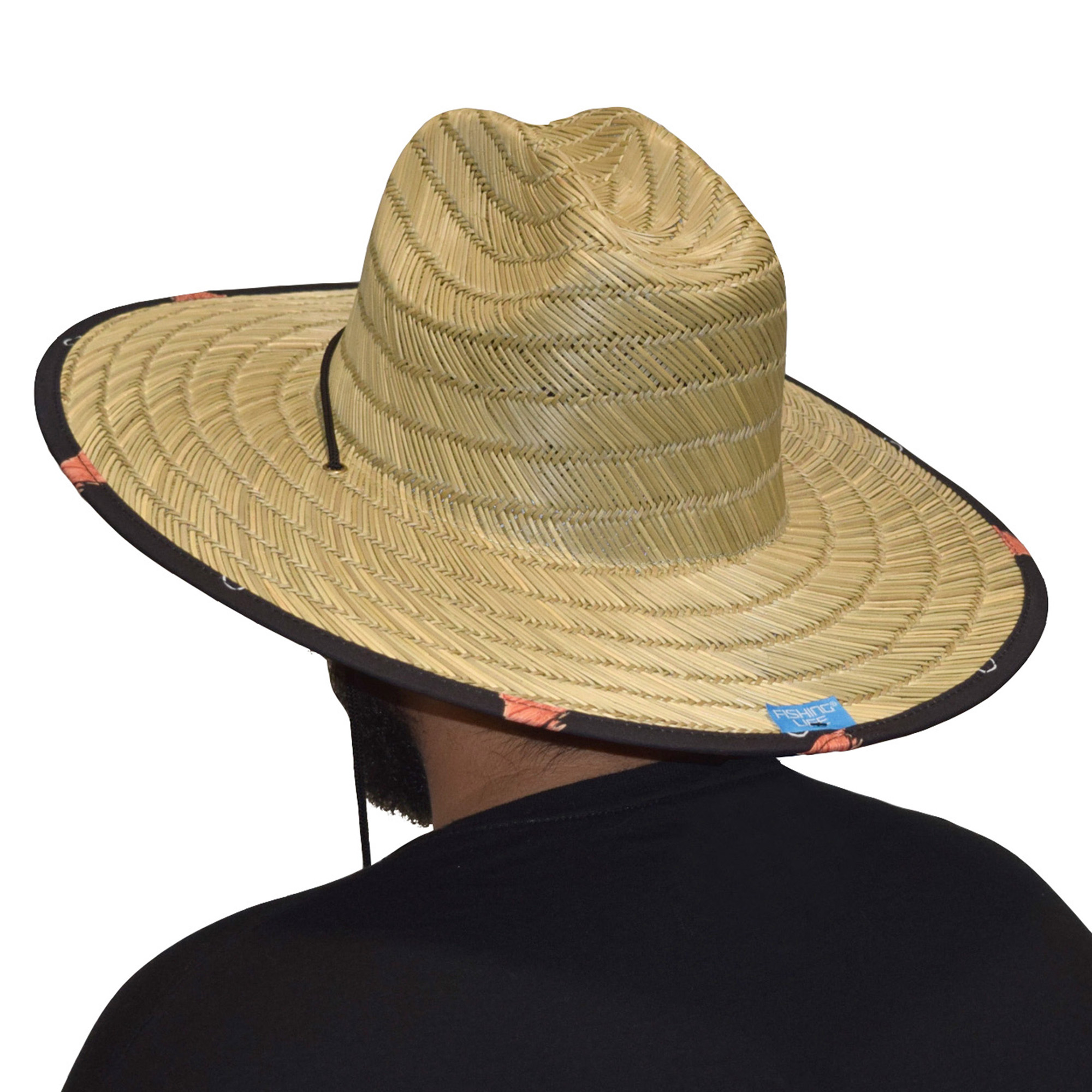 Fishing Life Marlin Straw Hat - Straw, Adult Unisex