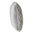 thumbnail image 3 of Sparkles Home  Pearl Lattice Pillow Specialty - Ivory/Grey, 3 of 3
