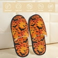 thumbnail image 2 of House Slippers for Women Men - pumpkins bats halloween Lightweight House Shoes Fuzzy Slippers, Soft Slip-On Cozy House Slippers for Woman Indoor Outdoor, 2 of 7