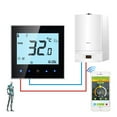 thumbnail image 3 of Tuya Smart Life WiFi Thermostat Temperature Controller For Gas Boiler/Water/Electric Floor Heating Water Wireless ,Easy to Install, 3 of 7
