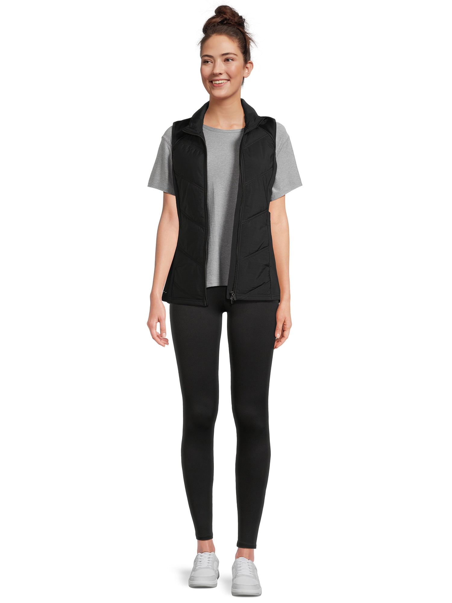 Avia Women’s Quilted Vest with Pockets, Sizes XS-XXXL