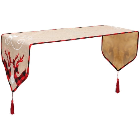 

NUOLUX Christmas Themed Foldable Table Mat Decorative Tablecloth Party Table Cover
