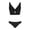 Black, variant on HBYJLZYG Women's Bikini Sets Two Piece Swimsuit Low Waisted V Neck Front Adjustable Spaghetti Straps Bathing Suit