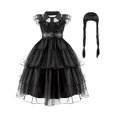 thumbnail image 2 of Disfraz Y Accesorios De Cosplay De Bruja De Halloween, Vestido De Línea A Para Niña, Ropa Para Niños Para Navidad, Fiesta De Halloween, Actuación De Cumpleaños, Como Regalo, 2 of 4
