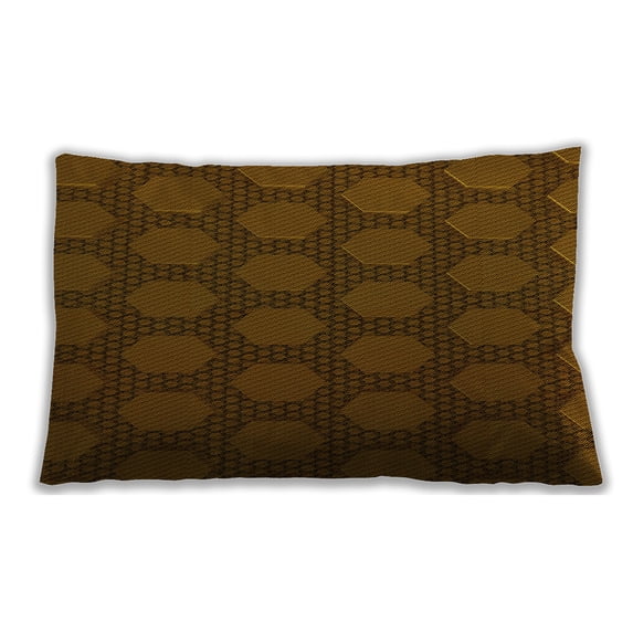 Ahgly Company Outdoor Rectangular Contemporary Lumbar Throw Pillow, 13 inch by 19 inch