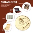 thumbnail image 2 of 1pc Chinese Antique Jewelry Box Buckle Gift Case Lock Buckle Wood Case Lock, 2 of 8