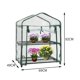 thumbnail image 4 of Invernadero, repuesto , protección pequeña protectora contra heladas, tienda plegable para de invernadero, para plántulas de flores niveles69×49×92cm Yotijar Invernadero, 4 of 8