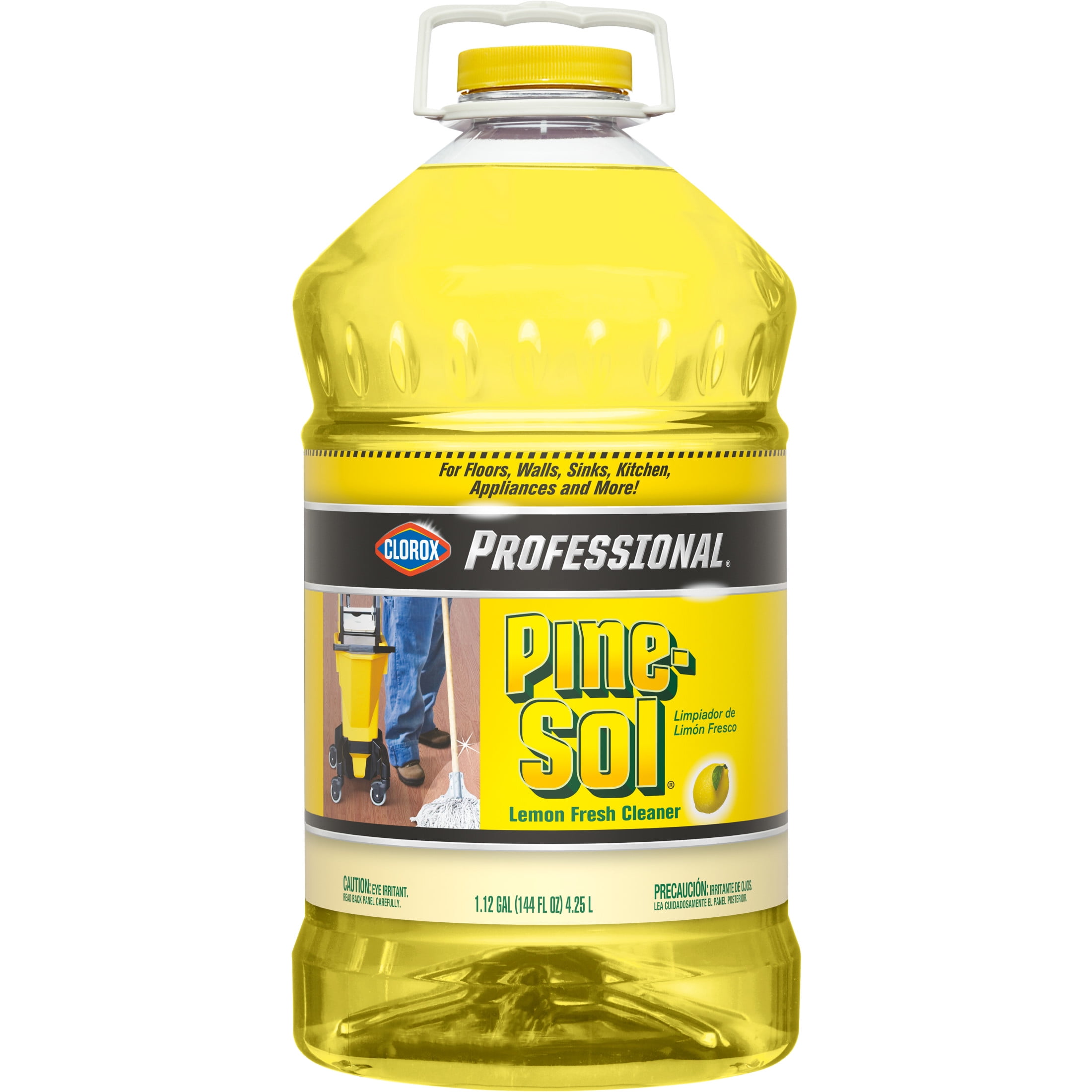 Clorox Professional Pine-Sol Lemon Fresh Multi-Surface Cleaner, Purpose  Cleaning, Counter Scent, 144 fl oz - Walmart.com