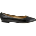 thumbnail image 3 of Trotters Womens' Estee Ballet Flats, Black, 12 Wide, 3 of 7