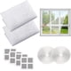 thumbnail image 1 of Fly Screens For Windows, 2pcs Universal Window Net (1.52m), Adjustable Window Screen, Invisible Mosquito Net For Windows(with Selfadhesive Tapes And P, 1 of 5